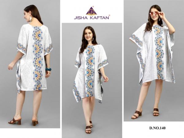 Jelite Kurti Kaftan 6 Printed Polyester Designer Kaftan Collection